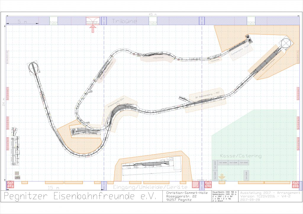 Pegnitzer Eisenbahnfreunde e.V. - 8. Modellbahn-Ausstellung 2017 - Arrangement