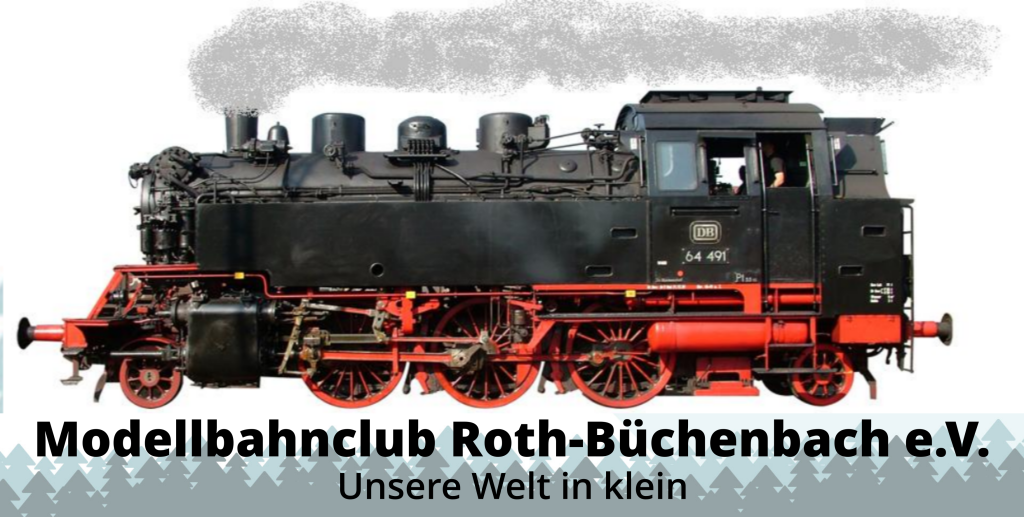 Logo des Modellbahnclubs Roth-Büchenbach e.V.